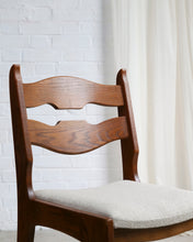 Load image into Gallery viewer, Set Of 6 Razor Back Oak Chairs By Guillerme Et Chambron