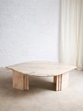 Load image into Gallery viewer, Pink Marble Teardrop Coffee Table