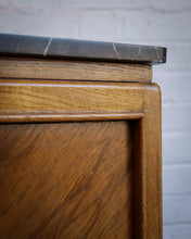 Load image into Gallery viewer, ON HOLD - Art Deco Marble Top Cabinet