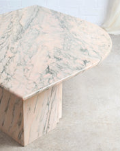 Load image into Gallery viewer, Pink Marble Teardrop Coffee Table