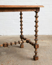 Load image into Gallery viewer, French Folk Art Spindle Table