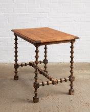 Load image into Gallery viewer, French Folk Art Spindle Table