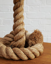 Load image into Gallery viewer, French Rope Table Lamp Attributed to Audoux & Minet