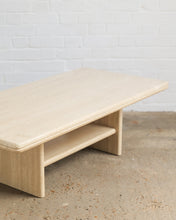 Load image into Gallery viewer, Post Modern Travertine Coffee Table