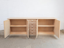 Load image into Gallery viewer, Split Reed Detail Sideboard With Shell Handles