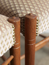 Load image into Gallery viewer, Set Of Six Mid Century Oak Dining Chairs
