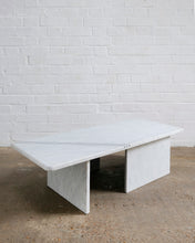 Load image into Gallery viewer, Marble Coffee Table with triple stripe detail