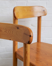 Load image into Gallery viewer, Set Of 6 Pine Chairs Attributed To Rainer Daumiller