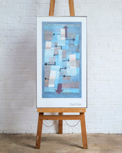 Load image into Gallery viewer, &quot;Wavering Balance&quot; by Paul Klee Vintage Framed Print
