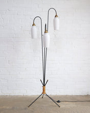 Load image into Gallery viewer, Triple Arm 1950's Metal Floor Lamp