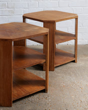 Load image into Gallery viewer, Art Deco Oak Side Tables