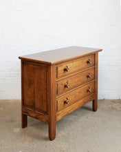Load image into Gallery viewer, Brutalist Oak Chest Of Drawers
