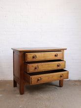 Load image into Gallery viewer, Brutalist Oak Chest Of Drawers