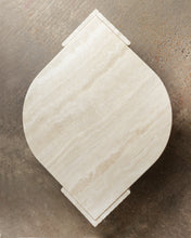 Load image into Gallery viewer, Tear drop Travertine Coffee Table By Roche Bobois