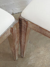 Load image into Gallery viewer, Set Of Six Cerused Oak Art Deco Dining Chairs