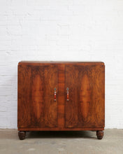 Load image into Gallery viewer, Flame Mahogany Art Deco Cabinet