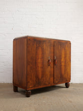 Load image into Gallery viewer, Flame Mahogany Art Deco Cabinet
