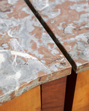Load image into Gallery viewer, Marble Top Art Deco Bedside Tables