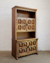 Load image into Gallery viewer, Brutalist Oak Spanish Cabinet