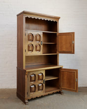 Load image into Gallery viewer, Brutalist Oak Spanish Cabinet
