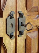 Load image into Gallery viewer, Brutalist Oak Spanish Cabinet