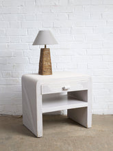 Load image into Gallery viewer, PAIR OF PENCIL REED BEDSIDE TABLES