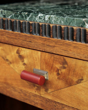 Load image into Gallery viewer, Art Deco Bedside Tables With Green Marble