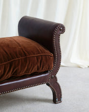 Load image into Gallery viewer, Leather Foot Stool In The Style Of Otto Schulz