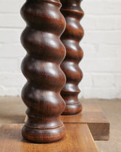 Load image into Gallery viewer, A Pair of French Barley Twist Hand Turned Tables