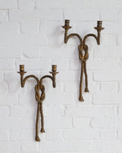 Load image into Gallery viewer, Pair of late 19th Century French Louis XVI Style Gilt Bronze sconces