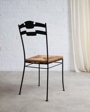 Load image into Gallery viewer, Metal Frame Razor Back Chairs With Rush Seats
