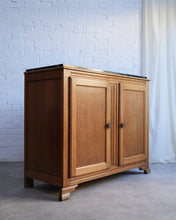Load image into Gallery viewer, Marble Top Oak Cabinet