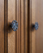 Load image into Gallery viewer, Marble Top Oak Cabinet