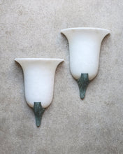 Load image into Gallery viewer, Deco Alabaster Sconces