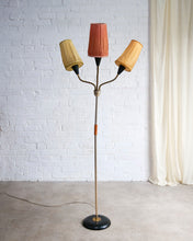 Load image into Gallery viewer, 1950's French Triple Arm Floor Lamp