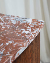 Load image into Gallery viewer, Art Deco Small Sideboard with pink marble top