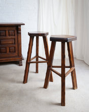 Load image into Gallery viewer, A Pair Of Modernist Stools Attributed to Aranjou Edition