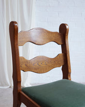 Load image into Gallery viewer, Set Of 6 Razorback Oak Dining Chairs