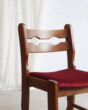 Load image into Gallery viewer, Set of 6 Oak Razorback Dining Chairs