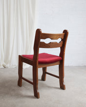 Load image into Gallery viewer, Set of 6 Oak Razorback Dining Chairs