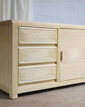 Load image into Gallery viewer, ON HOLD - 1970's Cream Pencil Reed Cabinet