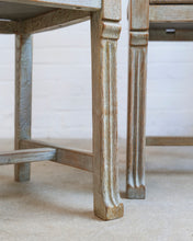 Load image into Gallery viewer, A Set Of 6 Lime-Washed Razorback Chairs