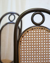 Load image into Gallery viewer, Set of 4 Thonet Bentwood and Cane Dining Chairs nr.207R