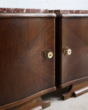 Load image into Gallery viewer, A Pair of Marble Top Bedside Tables