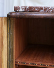 Load image into Gallery viewer, A Pair of Marble Top Bedside Tables