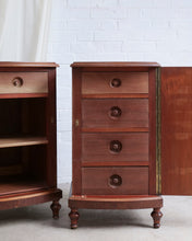Load image into Gallery viewer, Art deco Walnut Veneer Bedside Tables