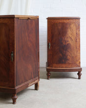 Load image into Gallery viewer, Art deco Walnut Veneer Bedside Tables