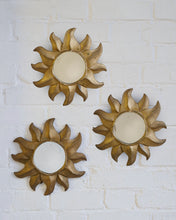 Load image into Gallery viewer, French Guilt Gold Sun Mirrors