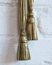 Load image into Gallery viewer, 19th Century Louis XVI Style Knot and Tassel Brass Wall Lights