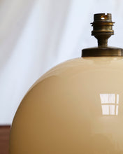 Load image into Gallery viewer, French Opaline Glass Butter Yellow Lamp